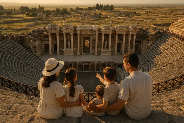 Hierapolis (Pamukkale) Ancient City And Travertines